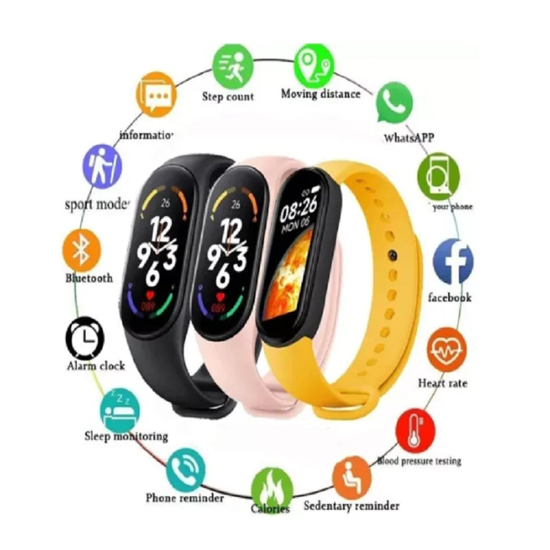 Smartwatch Relogio Smartband Masculino Feminino M7 1.62"